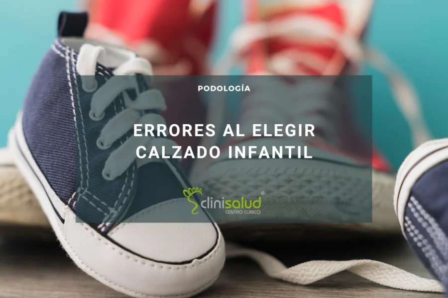 Errores al escoger calzado para niños