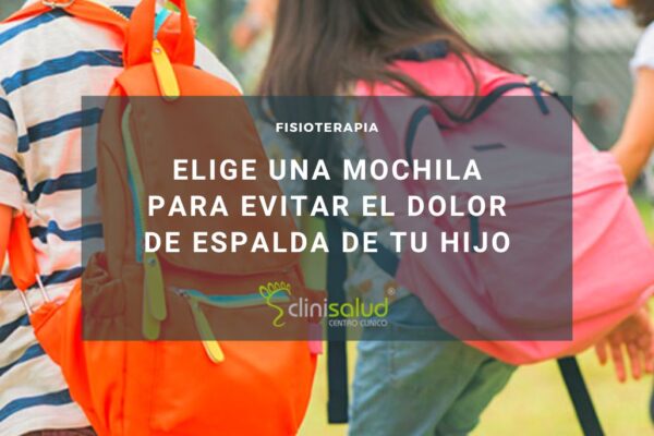 Mochila para evitar el dolor de espalda