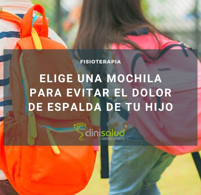 Mochila para evitar el dolor de espalda