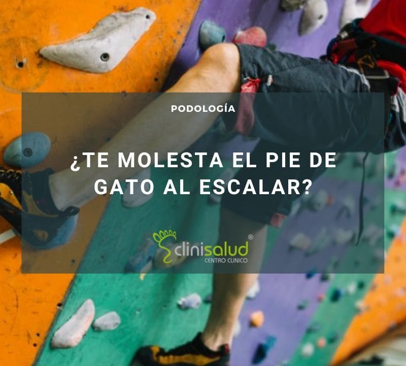 Lesiones al usar pies de gato escalando