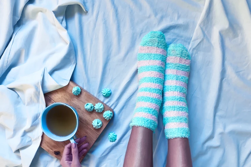 me gusta dormir con calcetines