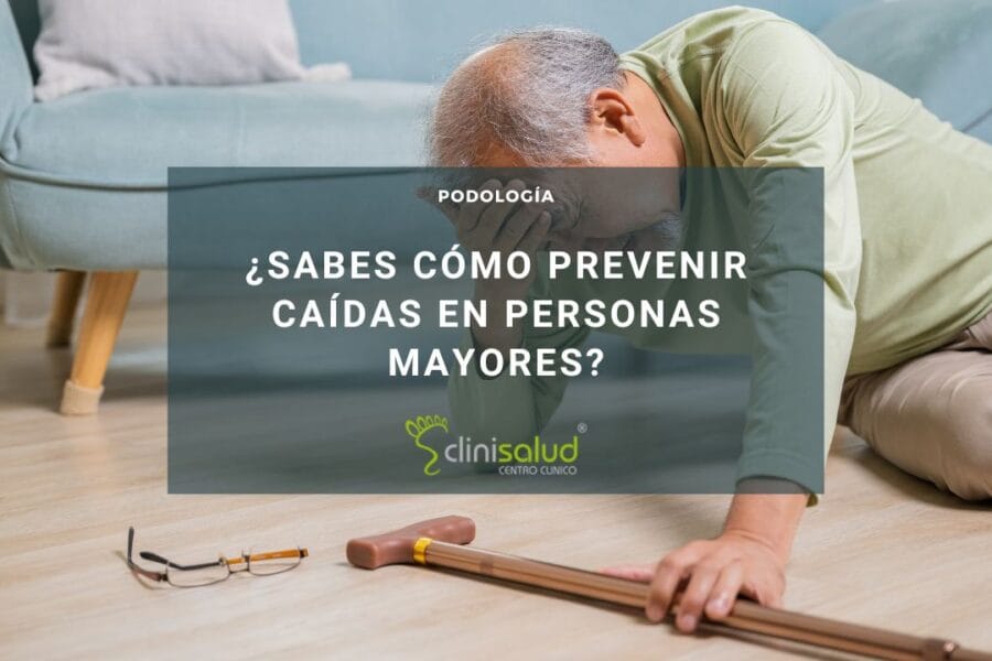 caída de una persona mayor