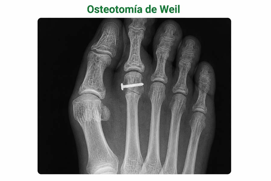 Osteotomía de Weil en Albacete