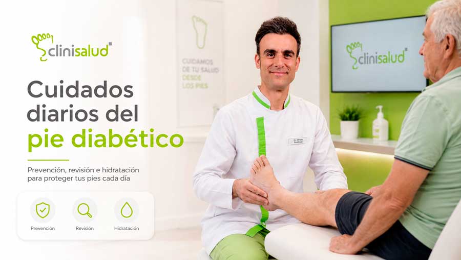 Cuidados del pie diabético a diario
