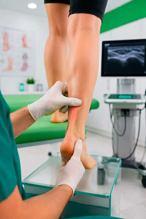 Evaluación diagnóstica clínica de la tendinitis Aquilea en Albacete