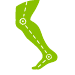 icono estudio de la pisada