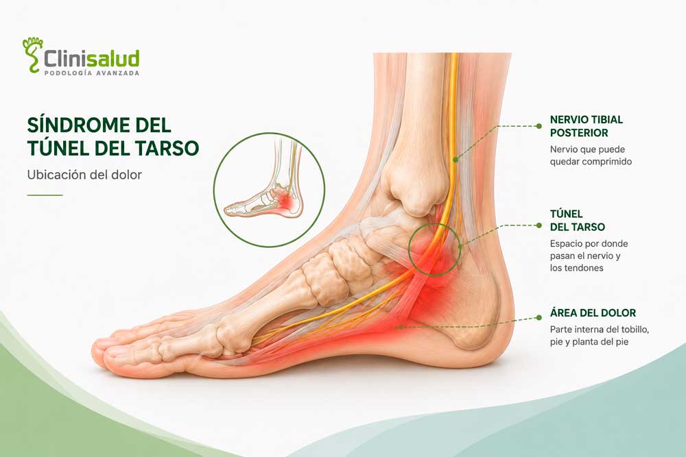 Síndrome del túnel tarsiano Síndrome del túnel tarsiano: Anatomía del túnel tarsiano y el nervio tibial posterior. Diagnóstico en Albacete