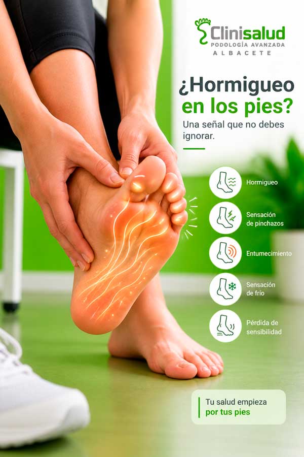 Picor y hormigueo en los pies