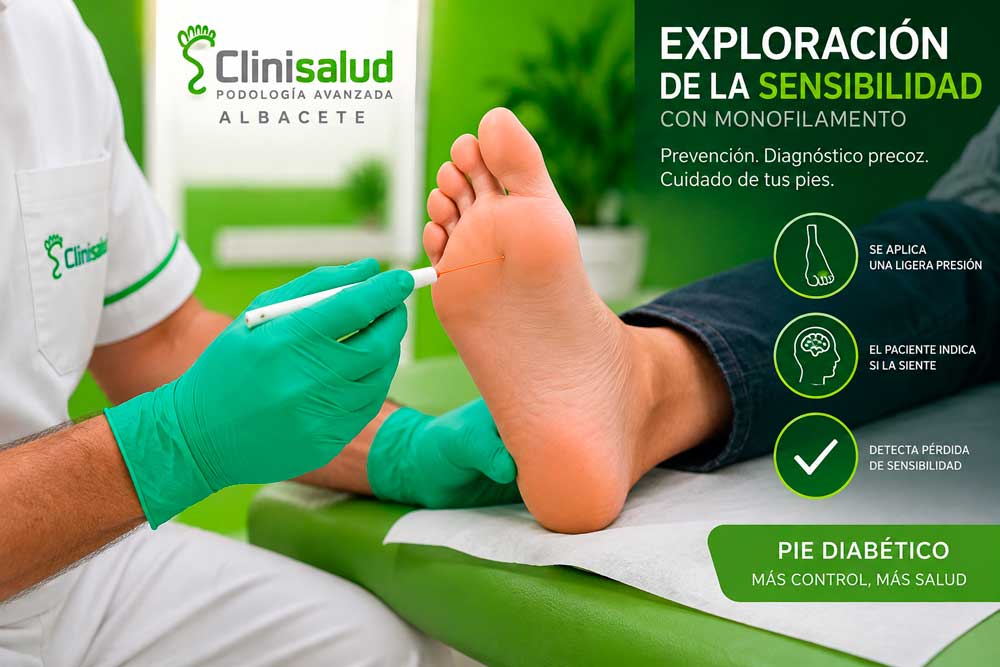 exploración de las neuropatías diabéticas de pie y tobillo exploración de las neuropatías diabéticas de pie y tobillo en Clinisalud, Albacete, con el Dr. Alfredo Soriano