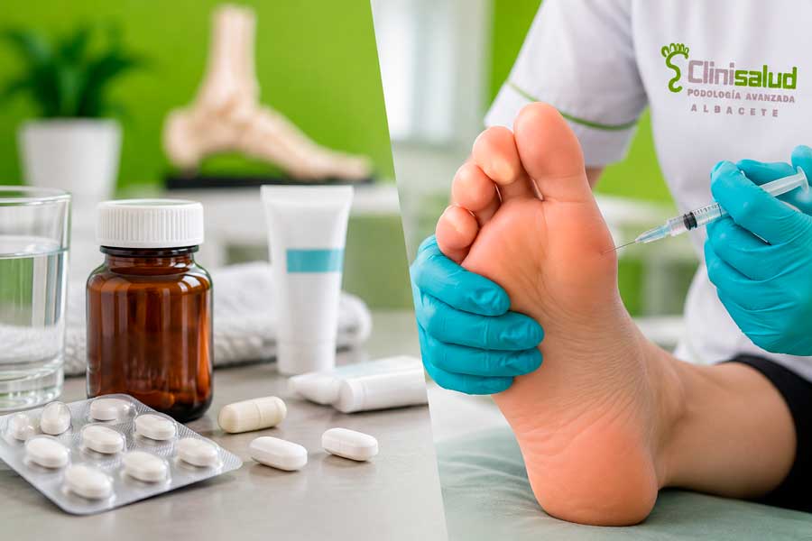 Medicamentos e infiltraciones para tratar la sesamoiditis en Albacete